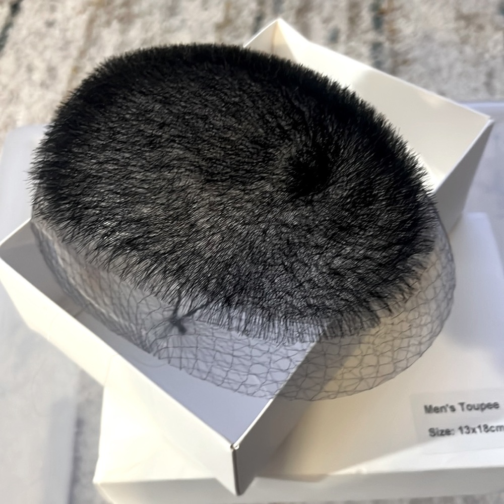 Toupee Size 13x18cm Black NIB
